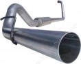 MBRP Installer Series Aluminized 4" Single Exhaust System (Turbo-Back) 03-07 6.0L
